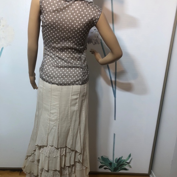 Off white cotton skirt - Picture 4 of 8